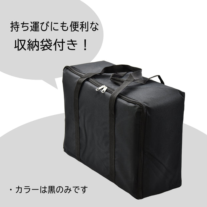 カタログスタンド 折りたたみ式 A4 4段 片面 黒