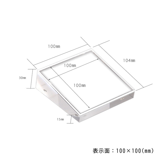 カード差し アクリル製 ブロックタイプ　/3サイズ