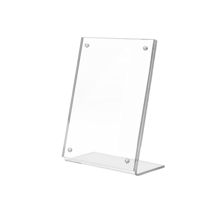 L型 カード立て 縦 A4サイズ [ アクリル ]
