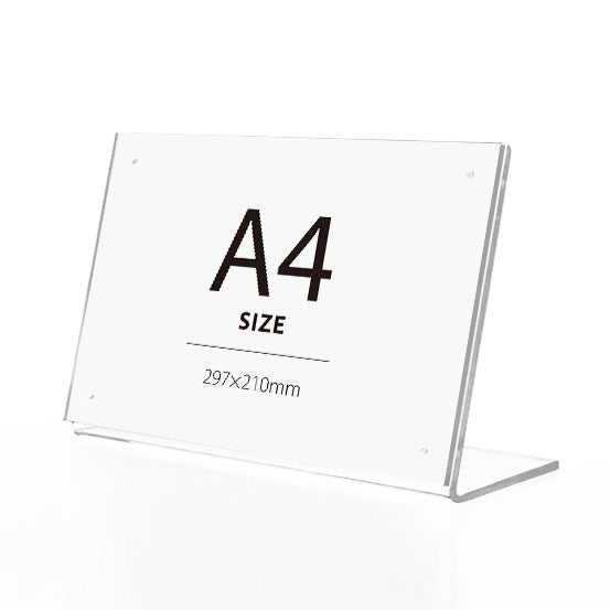 L型 カード立て 横型 [ アクリル ]