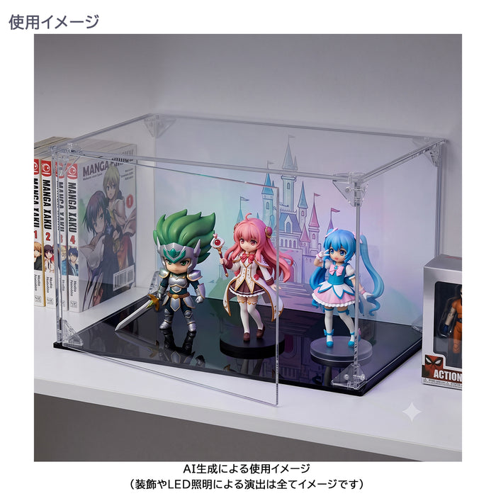 ディスプレイケース　黒底板 扉付き | K-DC-1002 フィギュアケース  アクリルケース