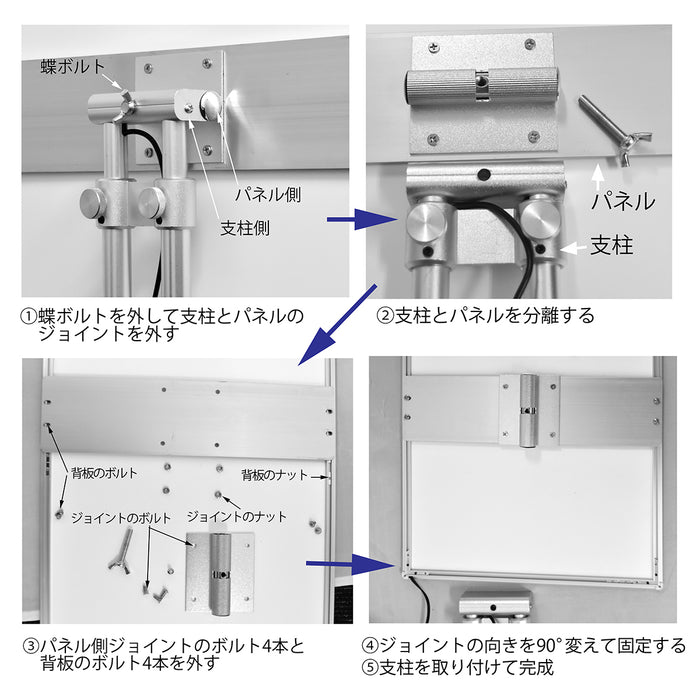 LED ポスタースタンド A3 電飾スタンド