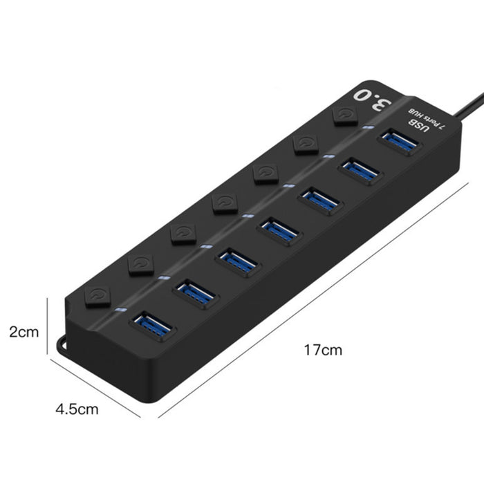 USB ハブ 7ポート USB3.0