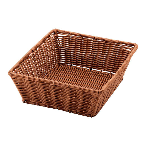 ベーカリーバスケット-gn長角1-2サイズ-全3色ブラック(BB-433-BK)