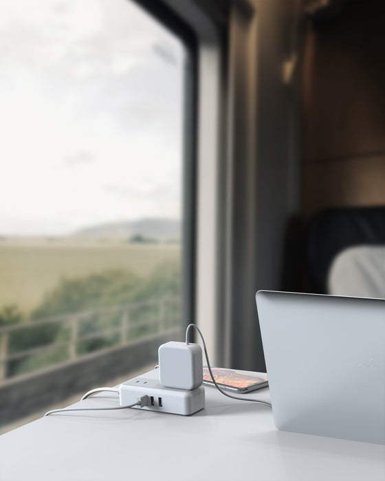 延長コード 2m 電源タップ AC 4口 USB-A 3口 TS-704 TESSAN