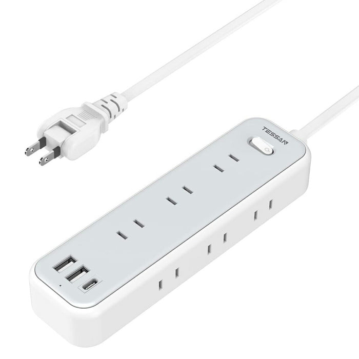 延長コード 3m 電源タップ AC 9口 USB-A 2口 USB-C 1口 TS-709C-3 TESSAN