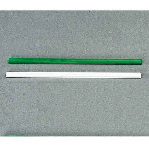 マグネットバー 10本入 W200×H8×D4mm (白/緑)