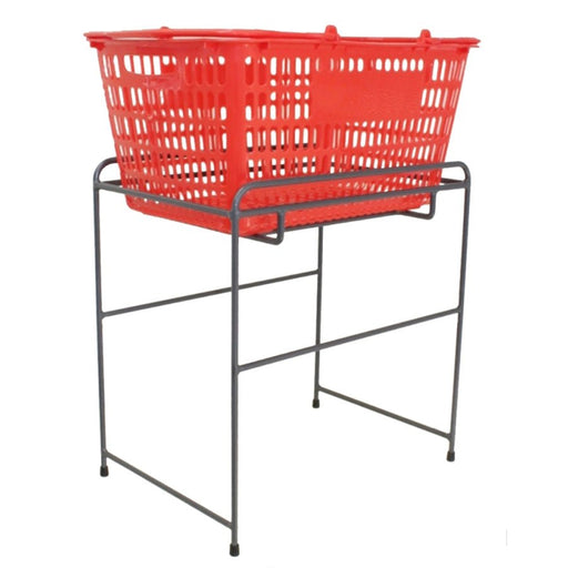 ショッピング バスケットスタンド(2台入)YBS 買い物カゴのスタンド