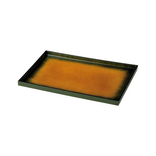SO デリカ盆 黄王織部 深さ28mm /1枚入(大・小)